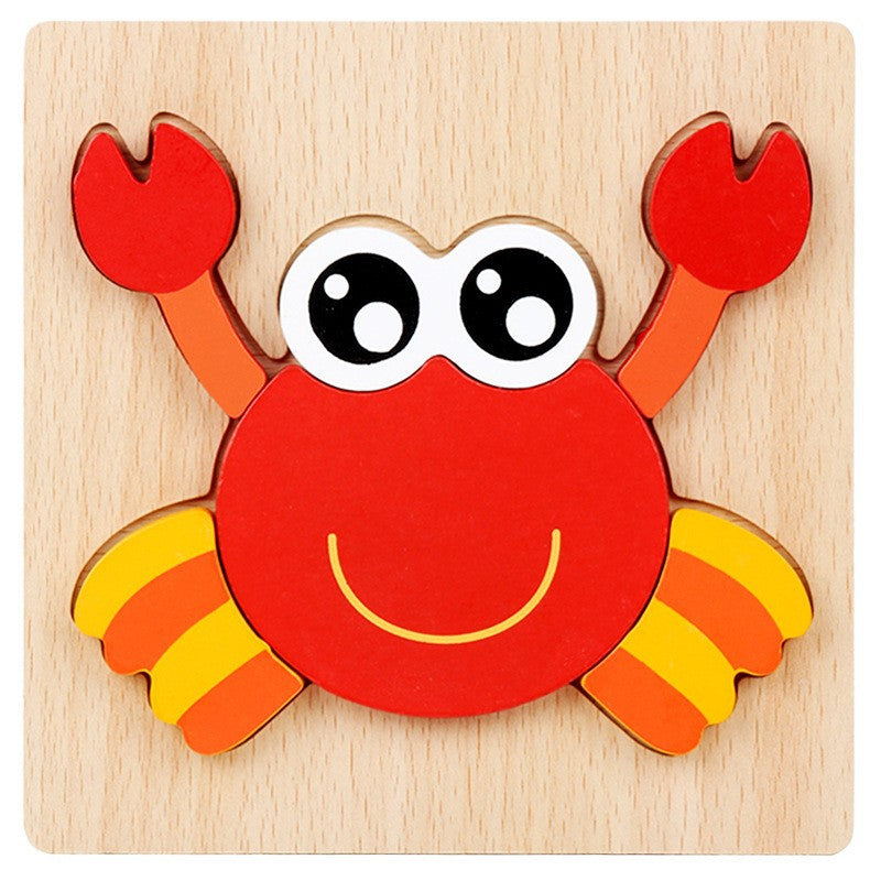 Wooden 3D Puzzle Educational Toy