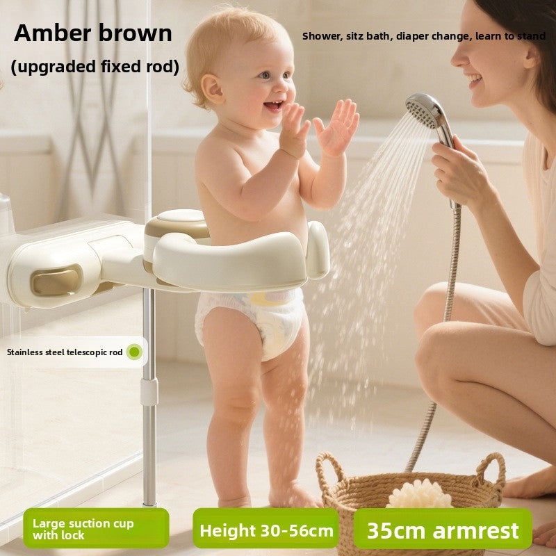 Adjustable Baby Bath Support Stand with Anti-Slip Design