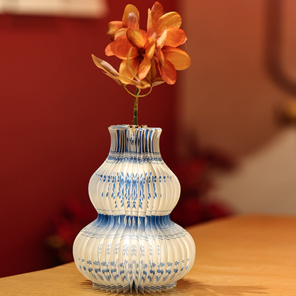 Suzhou Museum Blue and White Porcelain Gourd Folding Lamp Night Light