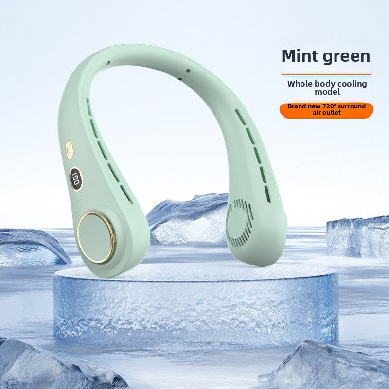 USB Powered Digital Display Neck Fan