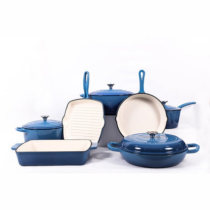 Enamel Cast Iron Cookware Set