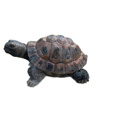 Flocked Turtle Resin Home Decoration Ornament