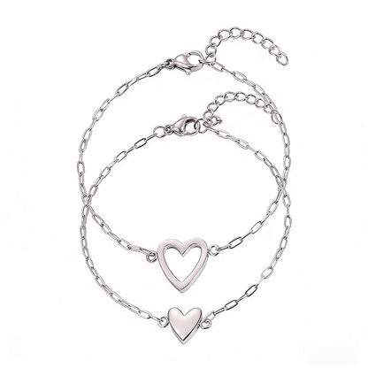 Hollow Heart Bracelet