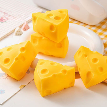Cheese Shape Stress Relief Squishy Toy | ORB Easy Sqweezy Super Cheesy