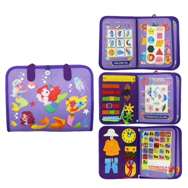 Childrens Felt Busy Board Educational Toy