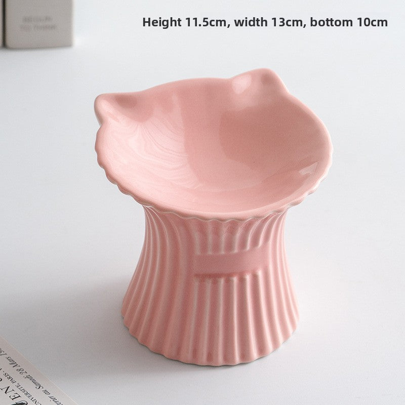 Elevated Ceramic Pet Food Bowl