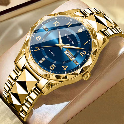 Men's Calendar Luminous Waterproof Quartz Watch