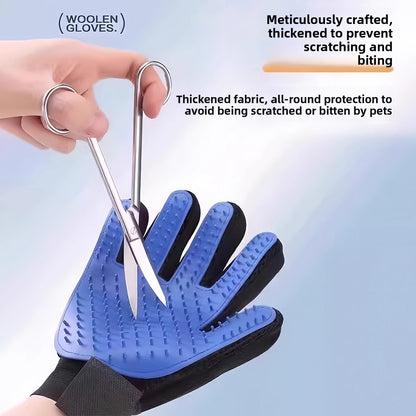 Pet Hair Removal Grooming Gloves
