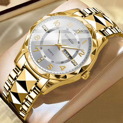 Men's Calendar Luminous Waterproof Quartz Watch