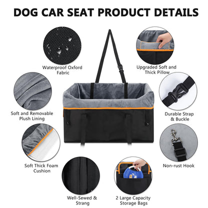 Adjustable Dog Car Booster Seat