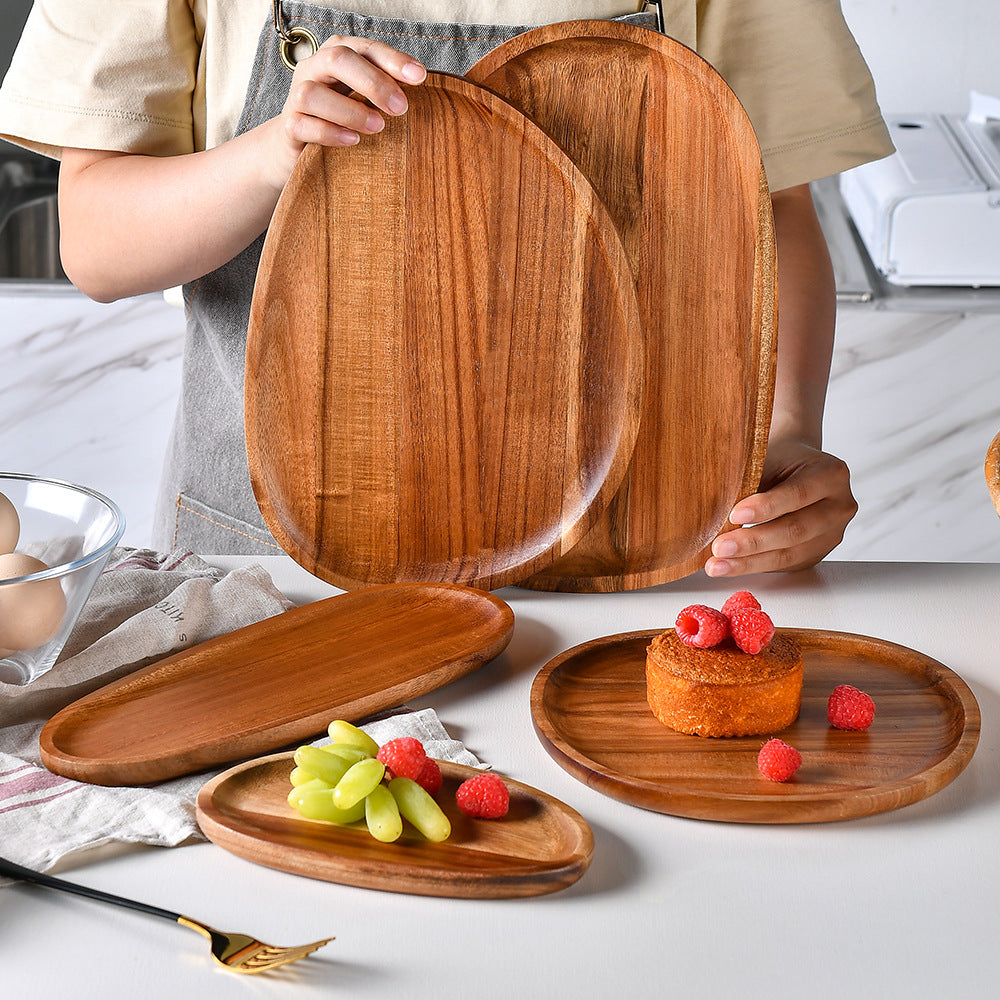 Acacia Wood Creative Serving Plate
