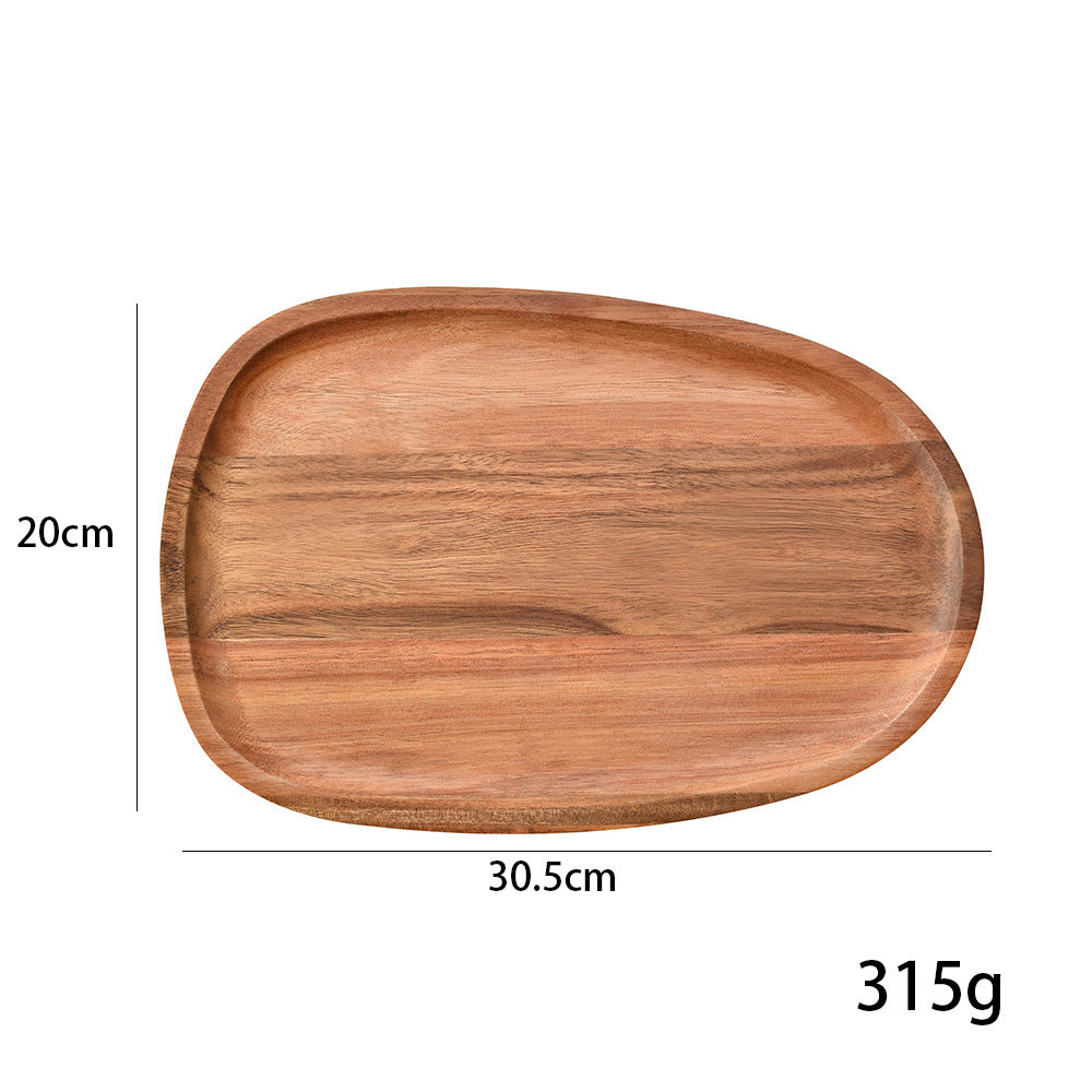 Acacia Wood Creative Serving Plate