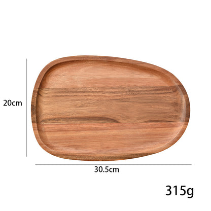 Acacia Wood Creative Serving Plate