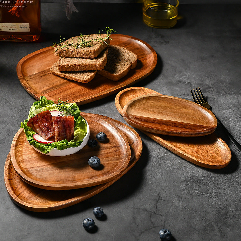 Acacia Wood Creative Serving Plate