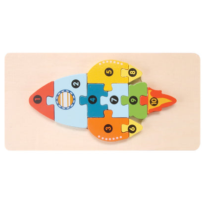 Wooden 3D Puzzle Educational Toy
