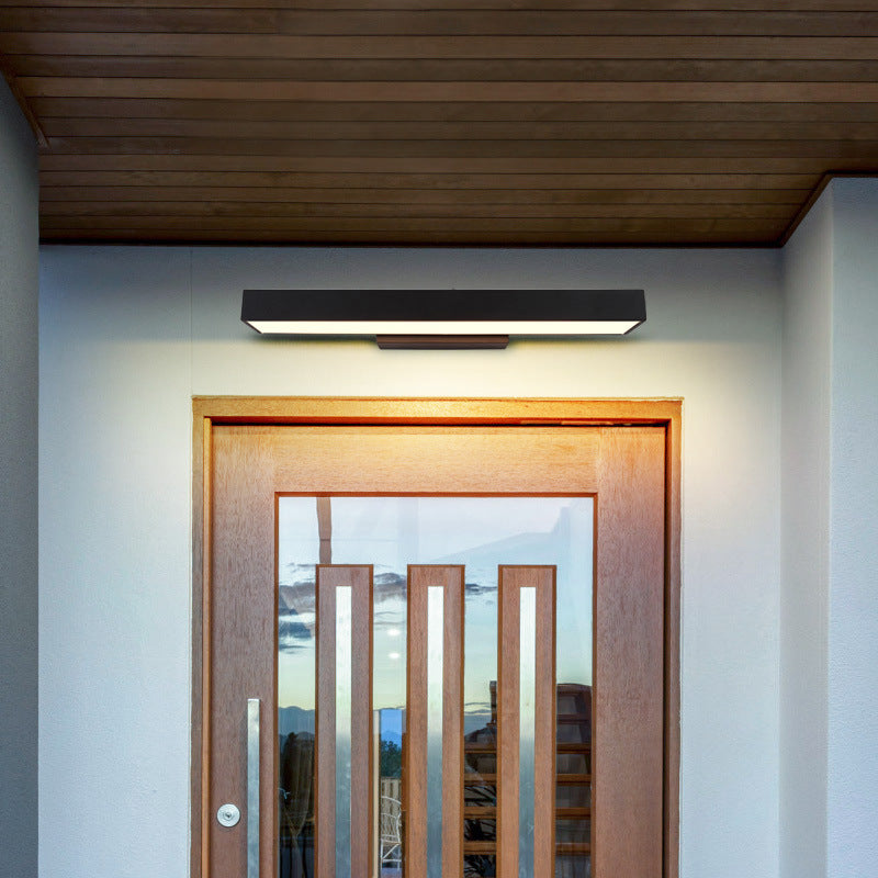 Modern Outdoor LED Wall Light Stainless Steel Waterproof