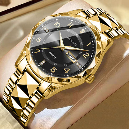 Men's Calendar Luminous Waterproof Quartz Watch