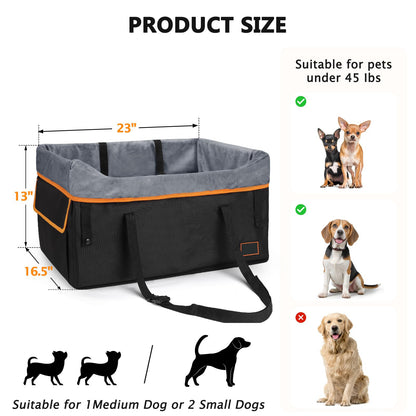 Adjustable Dog Car Booster Seat