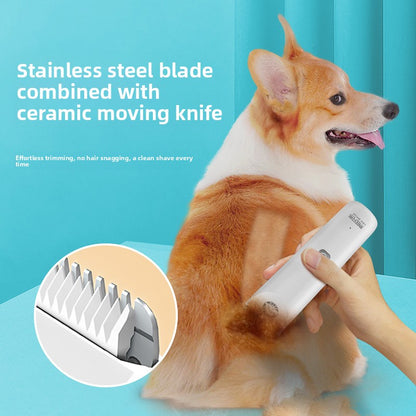 Dog Shaving Pet Electric Clipper Rechargeable Hair Pusher