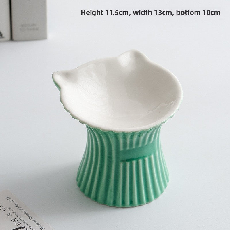 Elevated Ceramic Pet Food Bowl