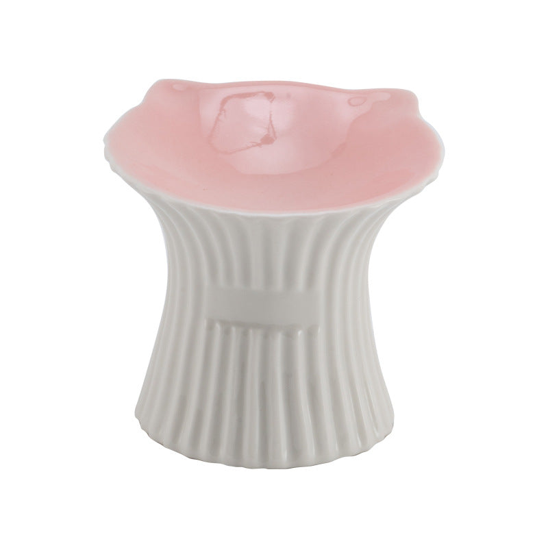 Elevated Ceramic Pet Food Bowl
