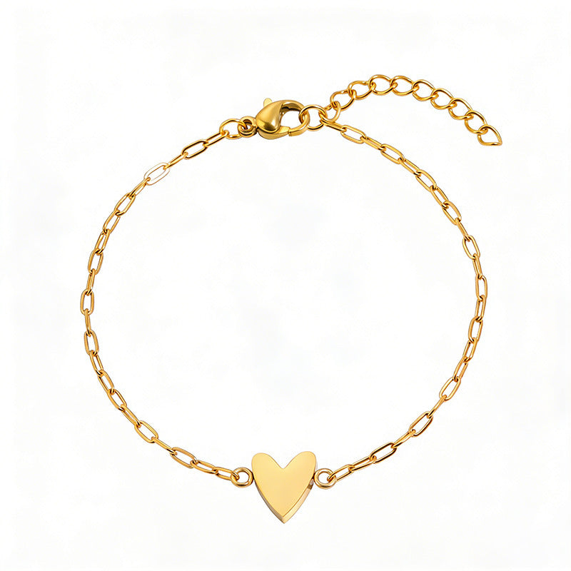 Hollow Heart Bracelet