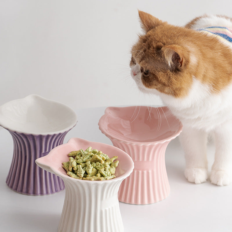 Elevated Ceramic Pet Food Bowl