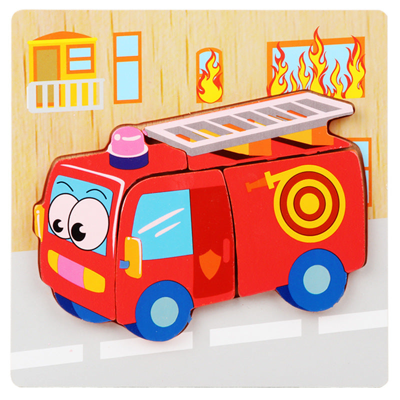 Wooden 3D Puzzle Educational Toy
