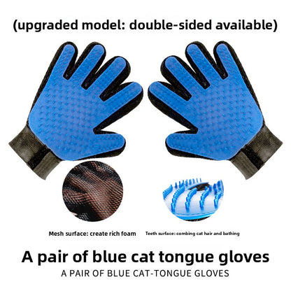 Pet Hair Removal Grooming Gloves