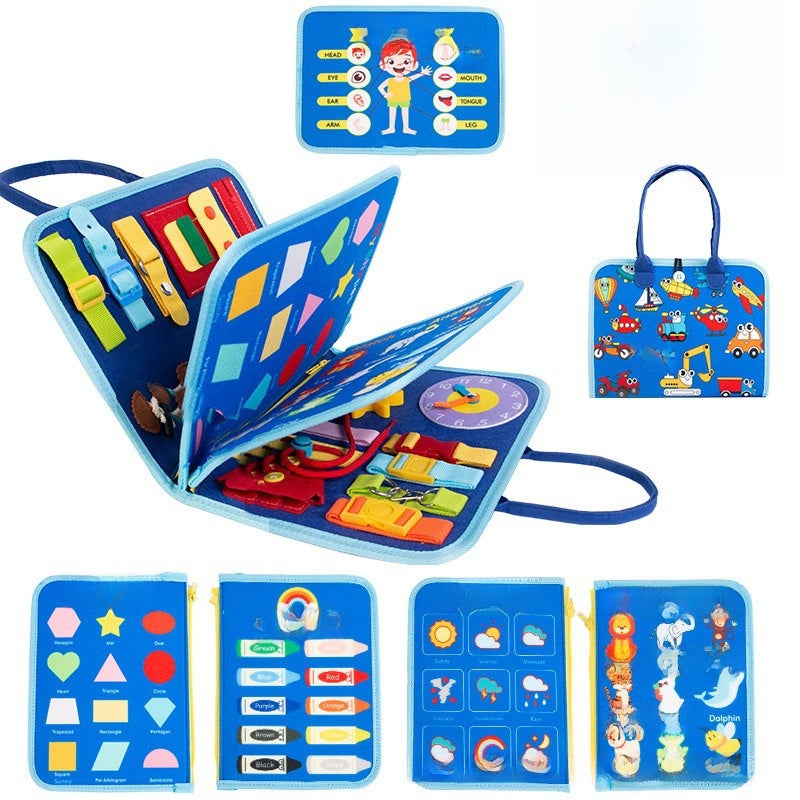 Childrens Felt Busy Board Educational Toy