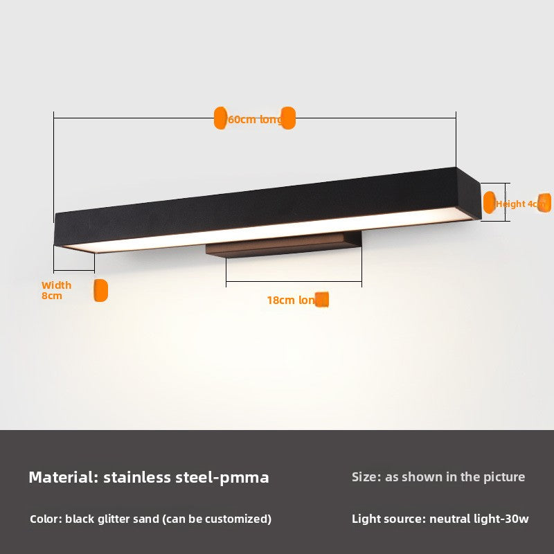 Modern Outdoor LED Wall Light Stainless Steel Waterproof