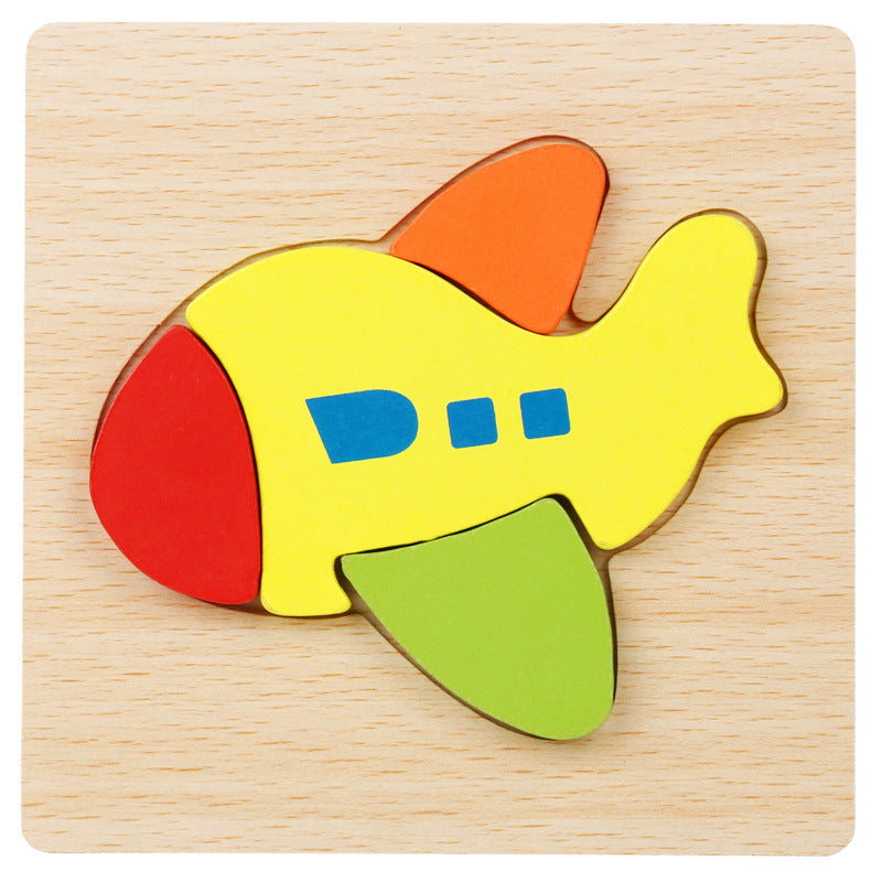 Wooden 3D Puzzle Educational Toy