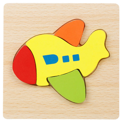 Wooden 3D Puzzle Educational Toy