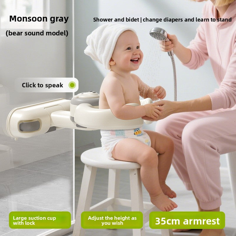 Adjustable Baby Bath Support Stand with Anti-Slip Design