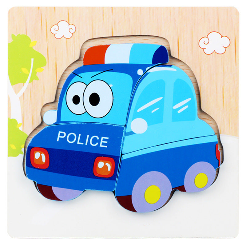 Wooden 3D Puzzle Educational Toy