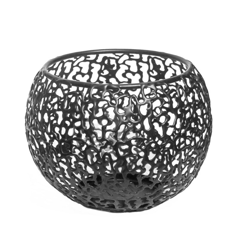 Metal Iron Candle Holder Cover Ornament